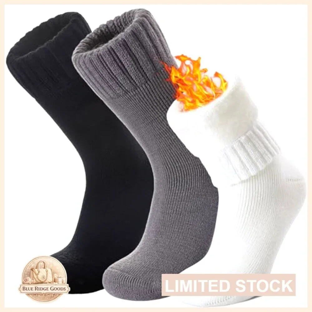 Thermal Winter Socks Extra Thick Insulated Heated Ski Crew Boot Unisex